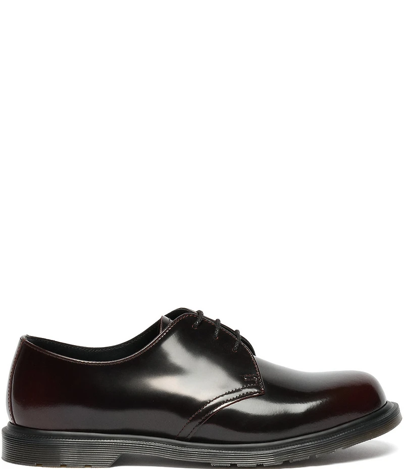 Dr. Martens Men's Mayfare Arcadia Rub Off Leather 3-Eye Oxfords