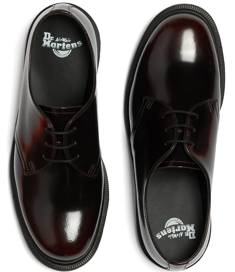 Dr. Martens Men's Mayfare Arcadia Rub Off Leather 3-Eye Oxfords