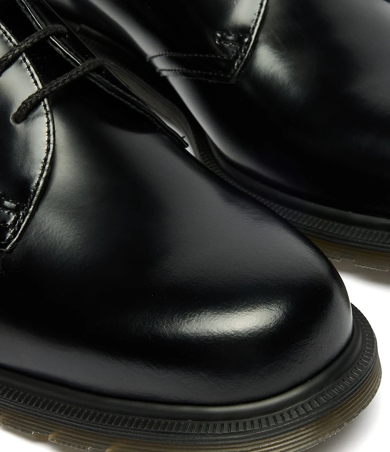 Dr. Martens Men's Mayfare Polished Smooth Leather 3-Eye Oxfords