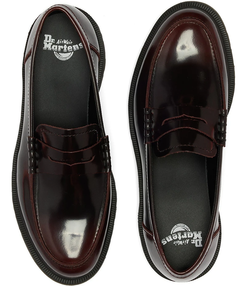 Dr. Martens Men's Mayfare Arcadia Rub Off Leather Penny Loafers
