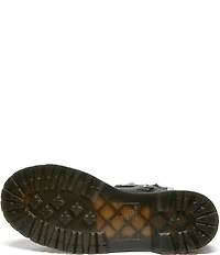 Dr. Martens Women's 1460 Faux Fur Lined Leather Grommet Hardware Lace Up Boots