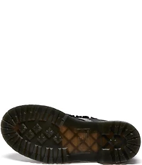 Dr. Martens Women's 1460 Frill Bow Stitched Fabric Combat Booties