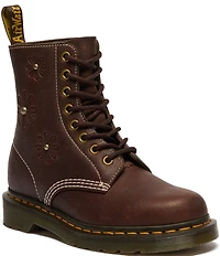Dr. Martens Women's 1460 Pascal Flower Combat Boots