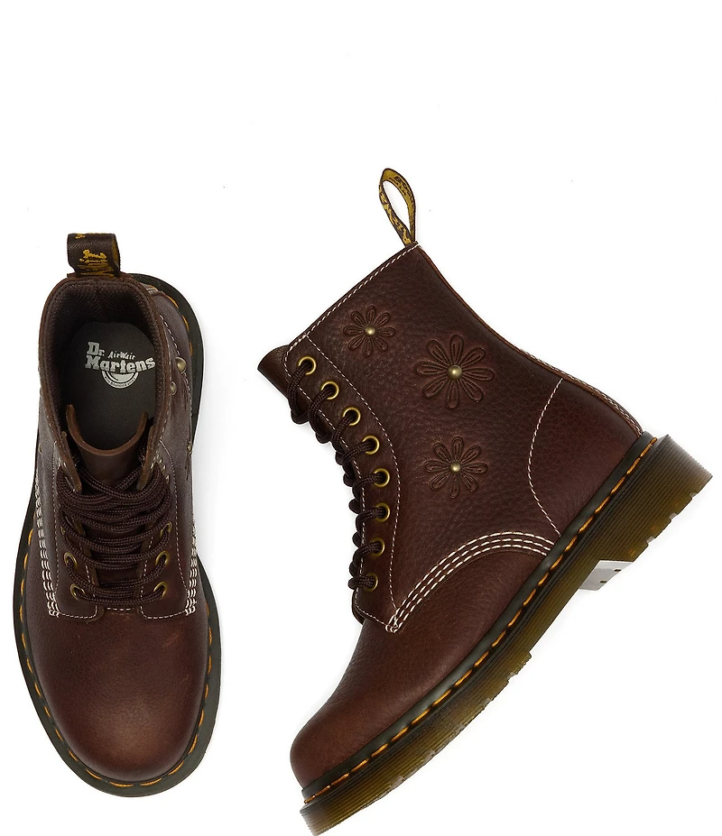 Dr. Martens Women's 1460 Pascal Flower Combat Boots