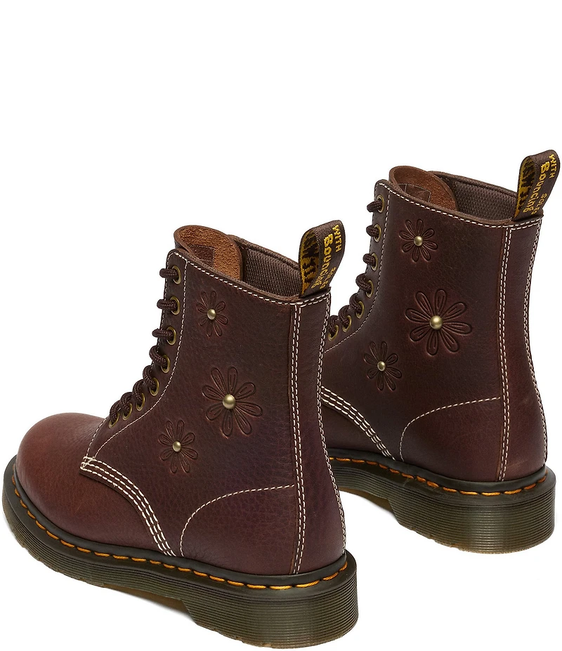 Dr. Martens Women's 1460 Pascal Flower Combat Boots