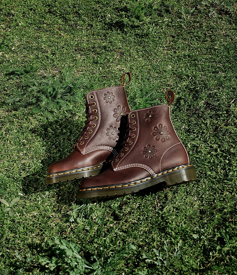 Dr. Martens Women's 1460 Pascal Flower Combat Boots