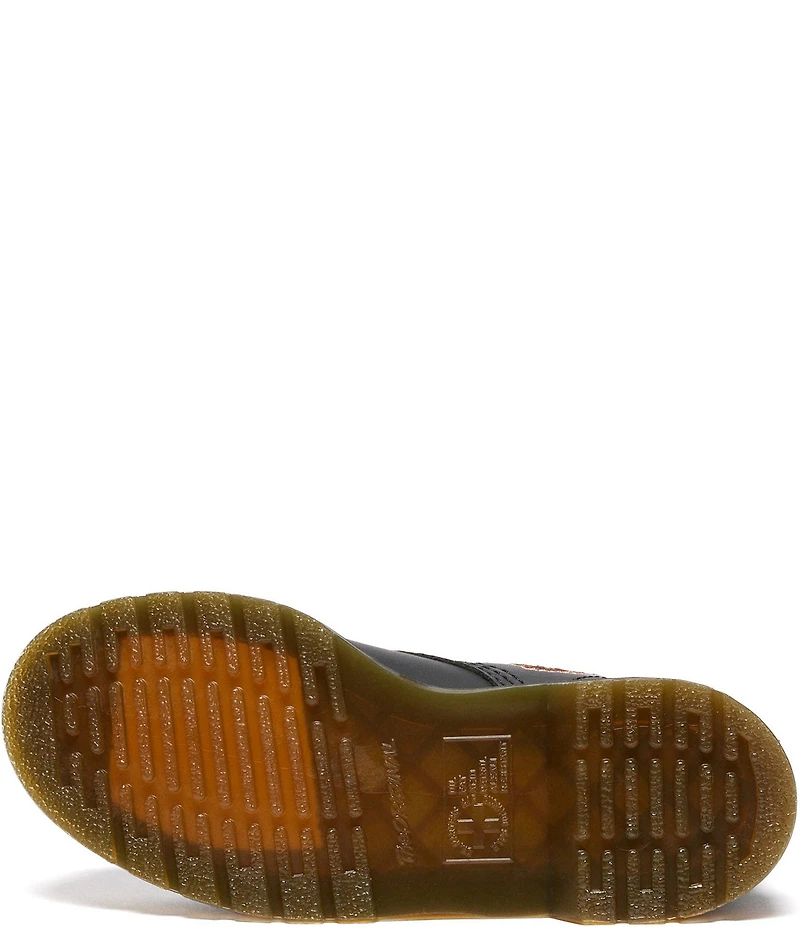 Dr. Martens Women's 1460 Vonda Floral Stitched Leather Combat Booties