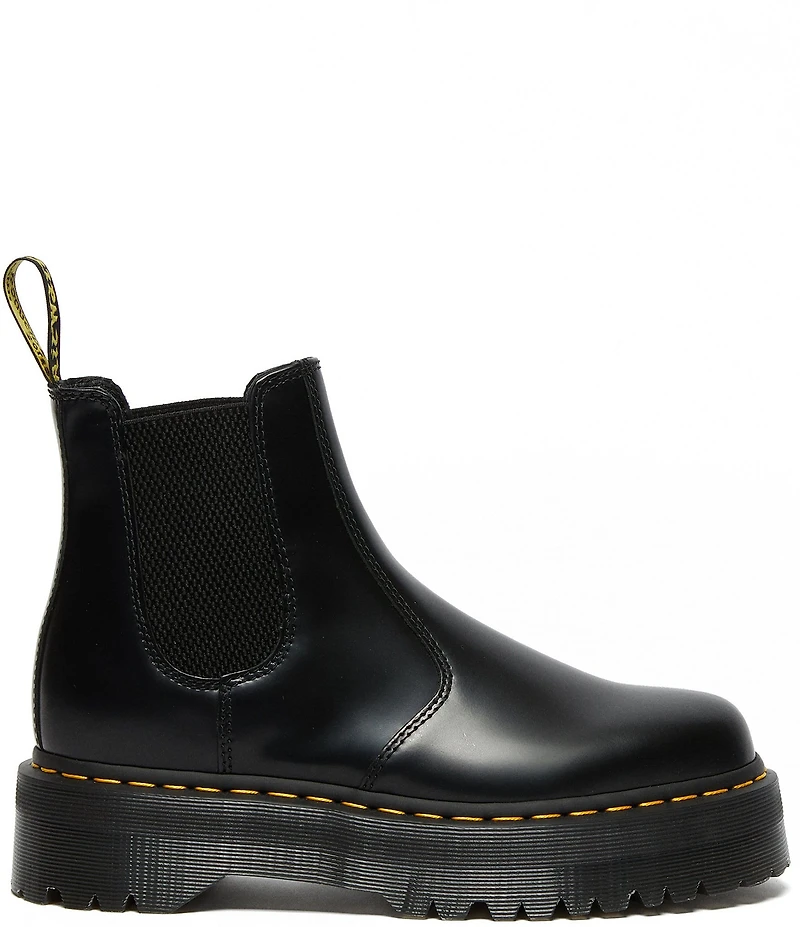 Dr. Martens Women's 2976 Quad Leather Platform Chelsea Boots