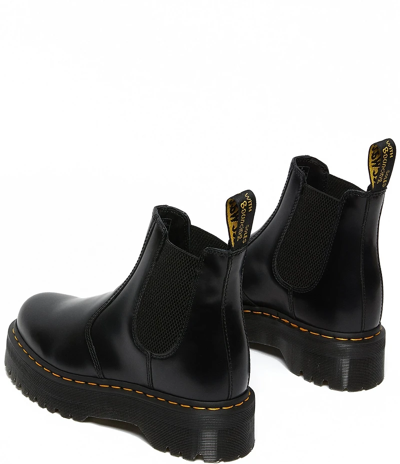 Dr. Martens Women's 2976 Quad Leather Platform Chelsea Boots