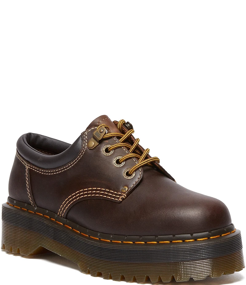 Dr. Martens Women's 8053 4i Quad Arc Leather Platform Oxfords