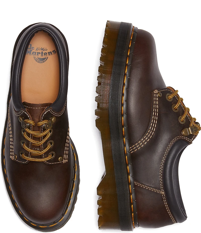 Dr. Martens Women's 8053 4i Quad Arc Leather Platform Oxfords