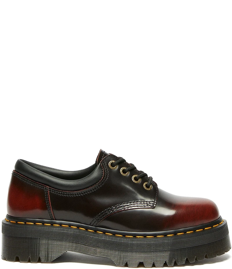 Dr. Martens Women's 8053 Arcadia Quad Smooth Leather Platform Oxfords