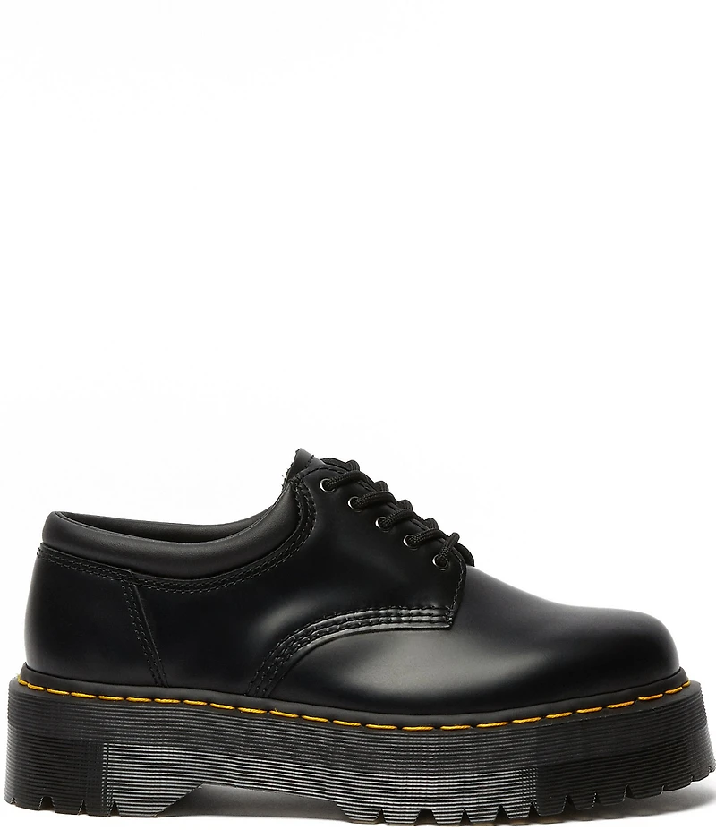 Dr. Martens Women's 8053 Quad Smooth Leather Platform Oxfords
