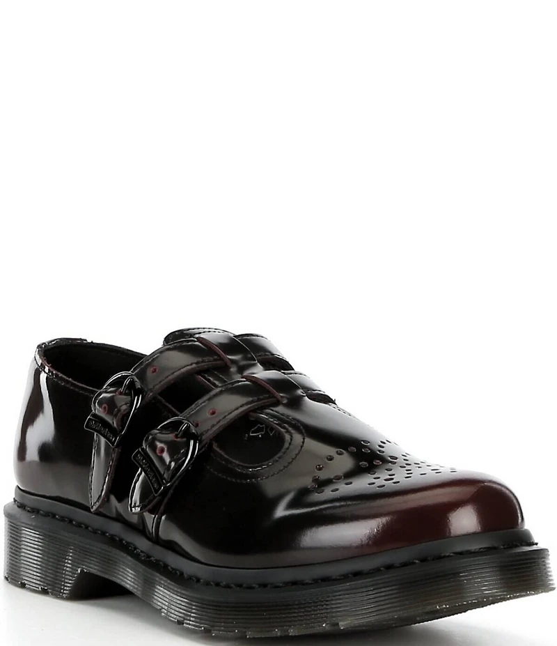 Dr. Martens Women's 8065 Arcadia Rub Off Leather Mary Jane Oxfords