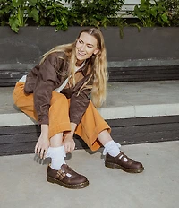 Dr. Martens Women's 8065 Mary Jane Crazy Horse Leather Oxfords