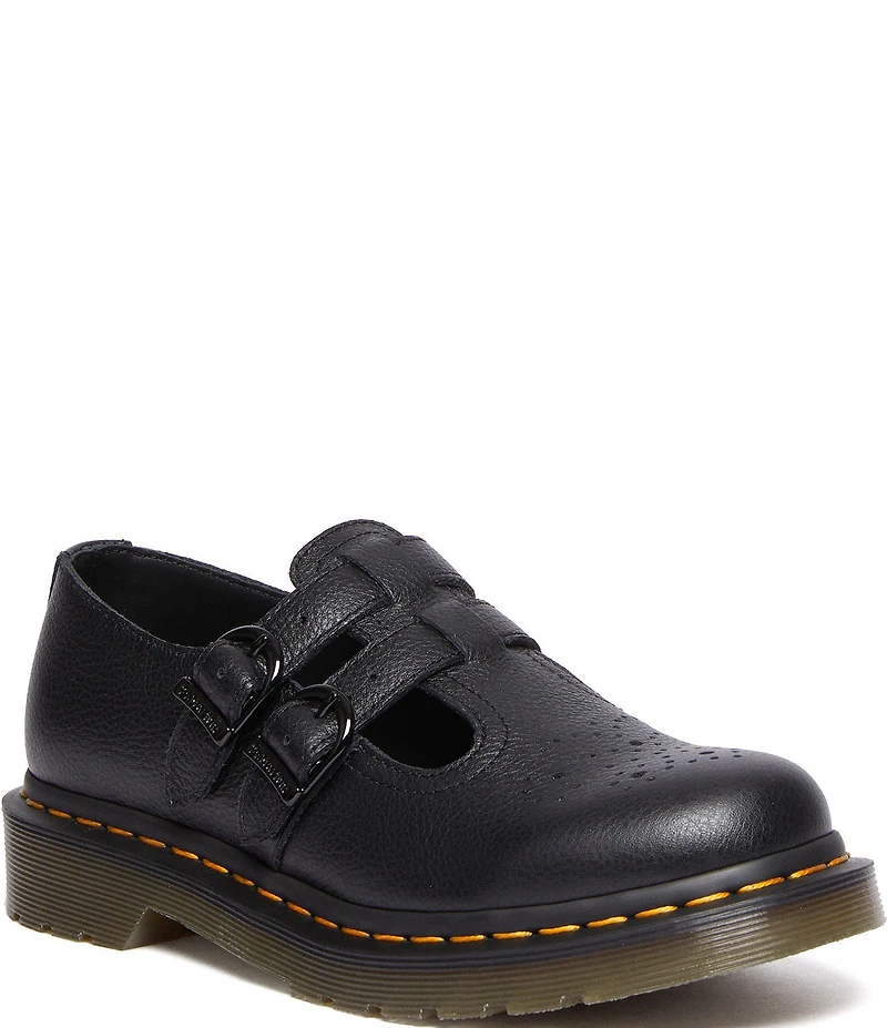 Dr. Martens Women's 8065 Perforated Virginia Leather Mary Jane Oxfords