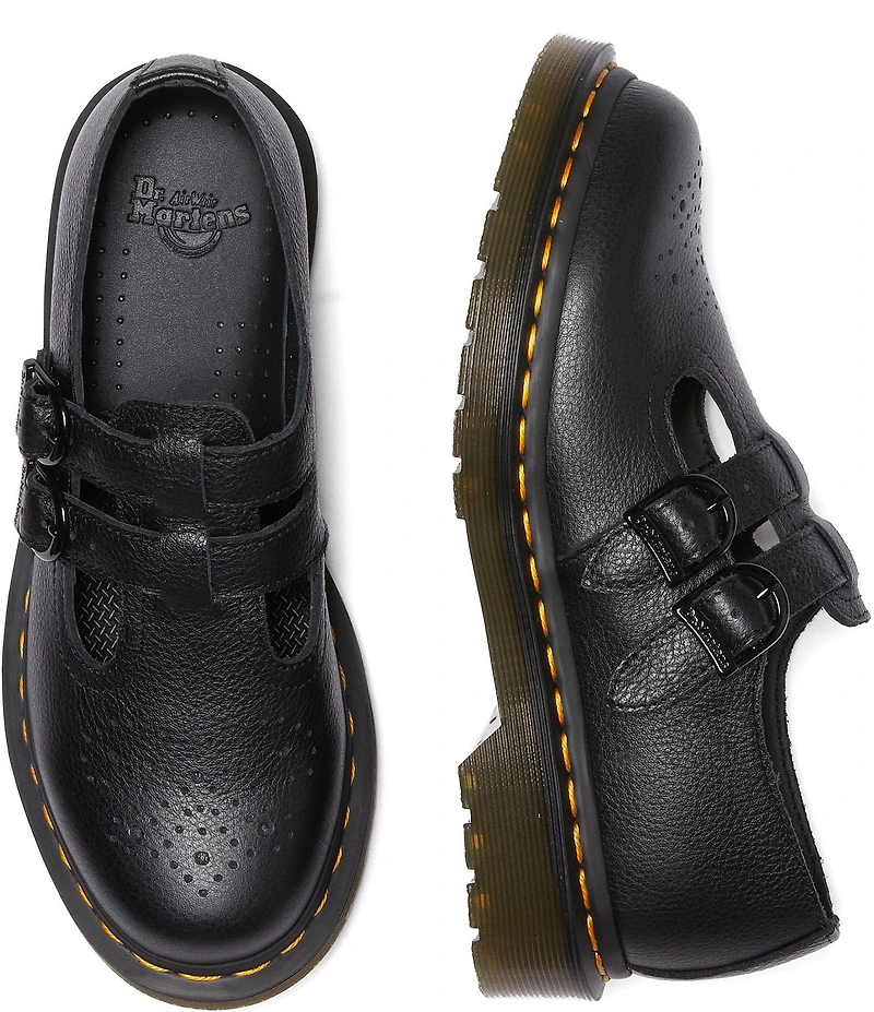 Dr. Martens Women's 8065 Perforated Virginia Leather Mary Jane Oxfords
