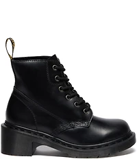 Dr. Martens Women's Alderstone Lace Up Leather Combat Booties