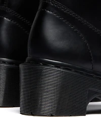 Dr. Martens Women's Alderstone Lace Up Leather Combat Booties