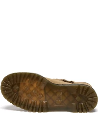 Dr. Martens Women's Anistone Suede O-Ring Harness Hardware Biker Booties