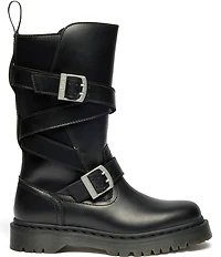 Dr. Martens Women's Anistone Strap Moto Boots