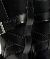 Dr. Martens Women's Anistone Strap Moto Boots