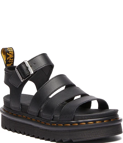 Dr. Martens Women's Blaire Athena Leather Platform Sandals
