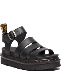 Dr. Martens Women's Blaire Athena Leather Platform Sandals