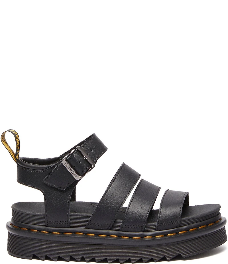 Dr. Martens Women's Blaire Athena Leather Platform Sandals