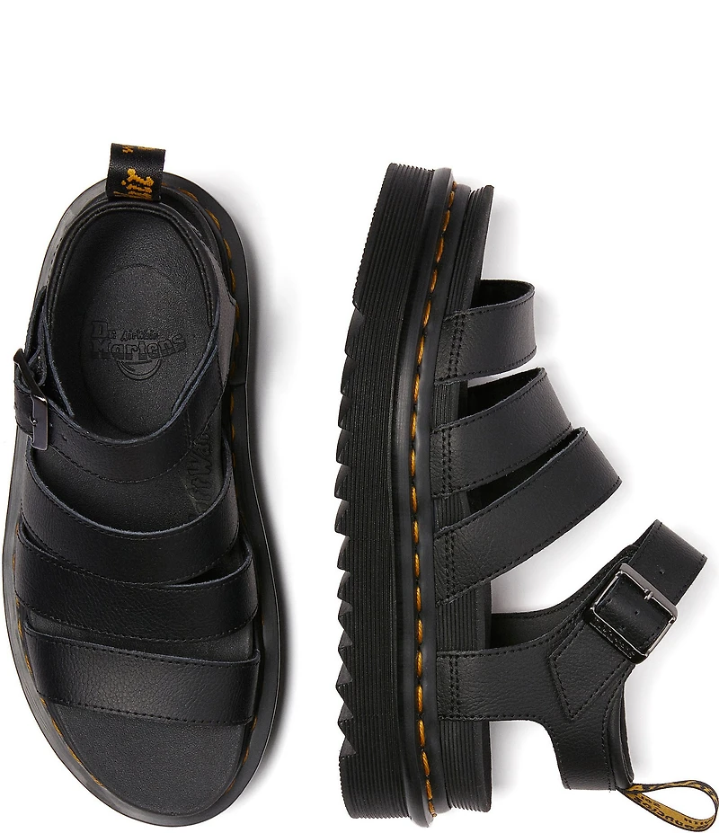 Dr. Martens Women's Blaire Athena Leather Platform Sandals