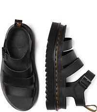 Dr. Martens Women's Blaire Athena Leather Platform Sandals