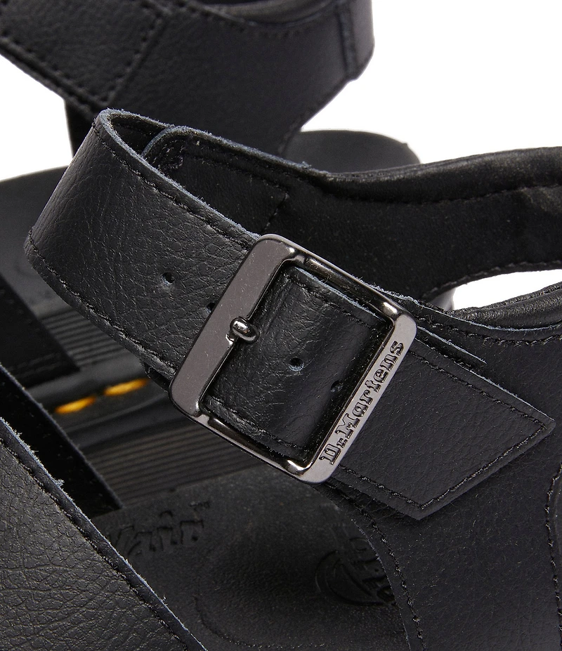 Dr. Martens Women's Blaire Athena Leather Platform Sandals