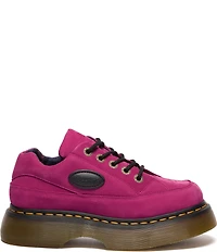 Dr. Martens Women's Buzz 5-Eye Milled Nubuck Platform Oxfords