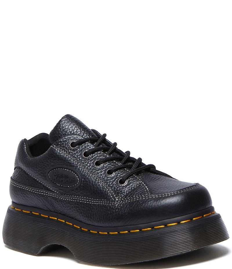 Dr. Martens Women's Buzz 5-Eye CS Milled Nappa Leather Platform Oxfords