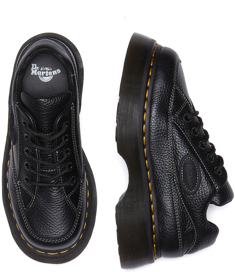 Dr. Martens Women's Buzz 5-Eye CS Milled Nappa Leather Platform Oxfords