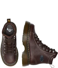 Dr. Martens Women's Buzz 8i Grizzly Leather Platform Combat Boots
