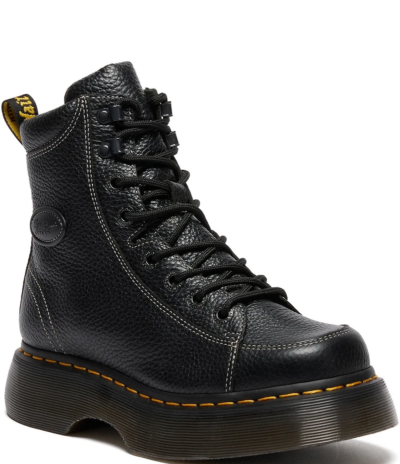 Dr. Martens Women's Buzz 8-Eye Leather Platform Booties