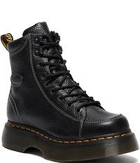 Dr. Martens Women's Buzz 8-Eye Leather Platform Booties