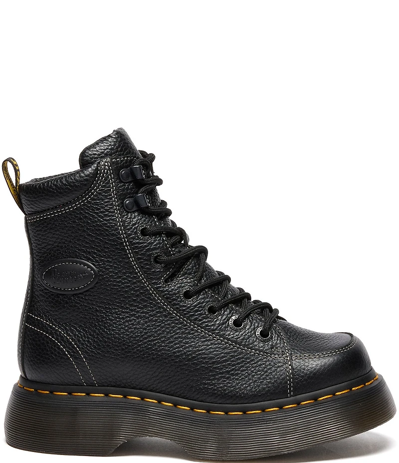 Dr. Martens Women's Buzz 8-Eye Leather Platform Booties