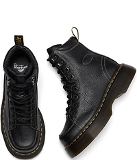 Dr. Martens Women's Buzz 8-Eye Leather Platform Booties