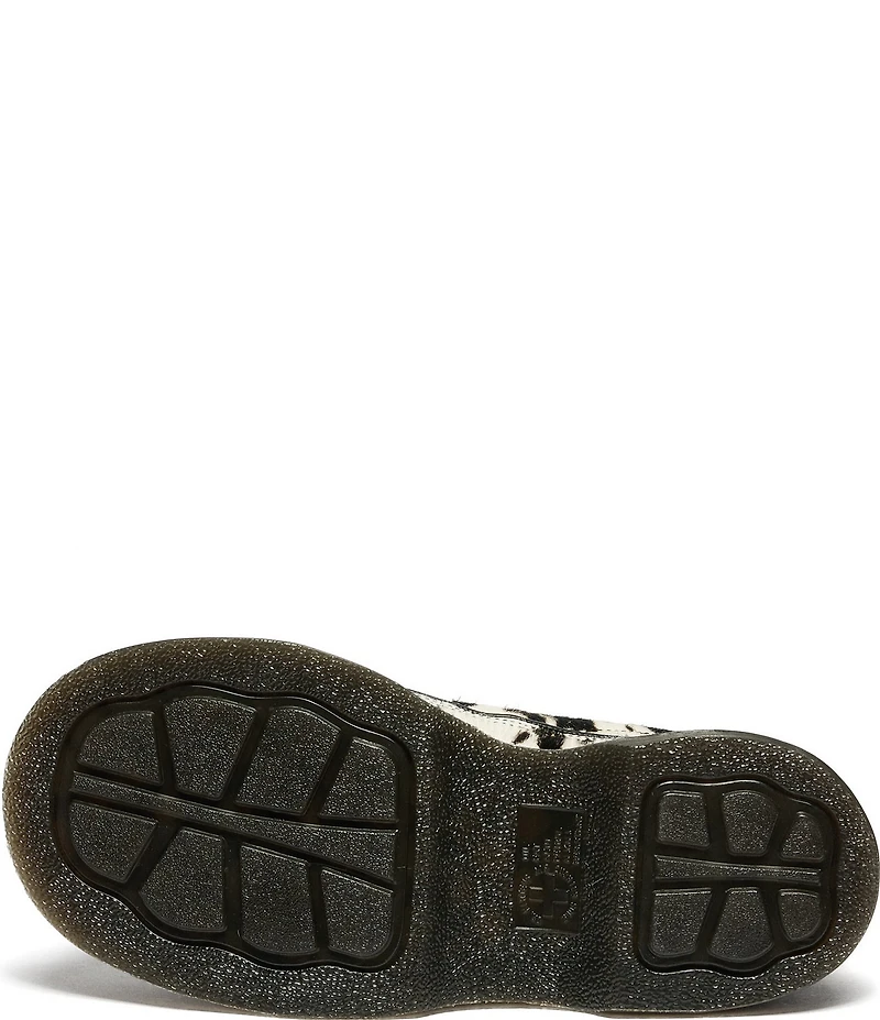 Dr. Martens Women's Buzz Cow Print Haircalf Platform Oxfords