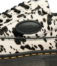 Dr. Martens Women's Buzz Cow Print Haircalf Platform Oxfords