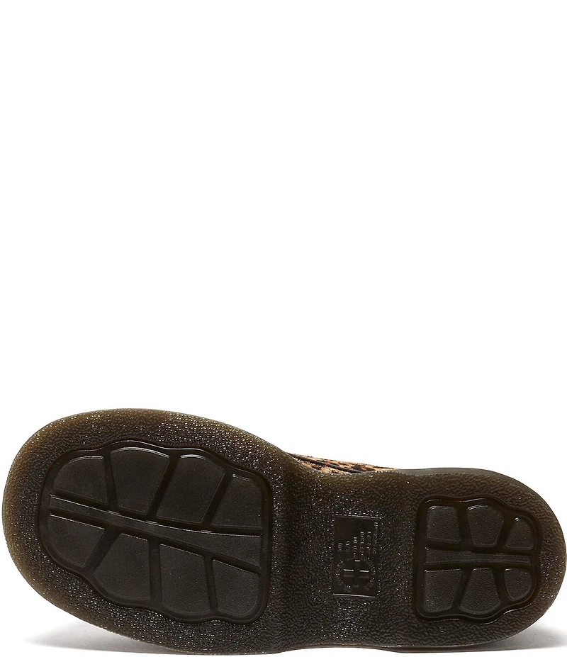 Dr. Martens Women's Buzz Leopard Print Haircalf Platform Oxfords