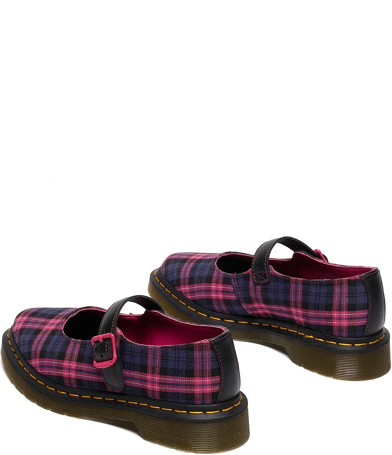 Dr. Martens Women's Elphie Tartan Mary Jane Flats