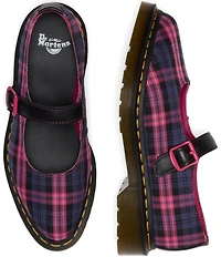 Dr. Martens Women's Elphie Tartan Mary Jane Flats