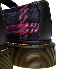 Dr. Martens Women's Elphie Tartan Mary Jane Flats