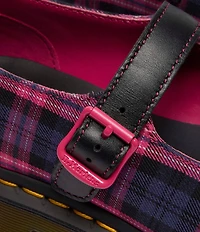 Dr. Martens Women's Elphie Tartan Mary Jane Flats