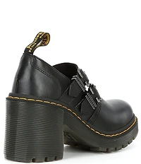 Dr. Martens Women's Evie Sendel Leather Heeled Mary Jane Pumps