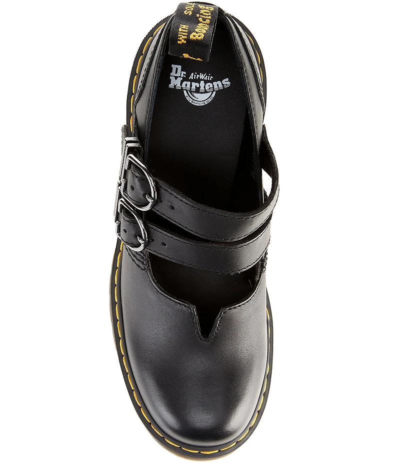 Dr. Martens Women's Evie Sendel Leather Heeled Mary Jane Pumps