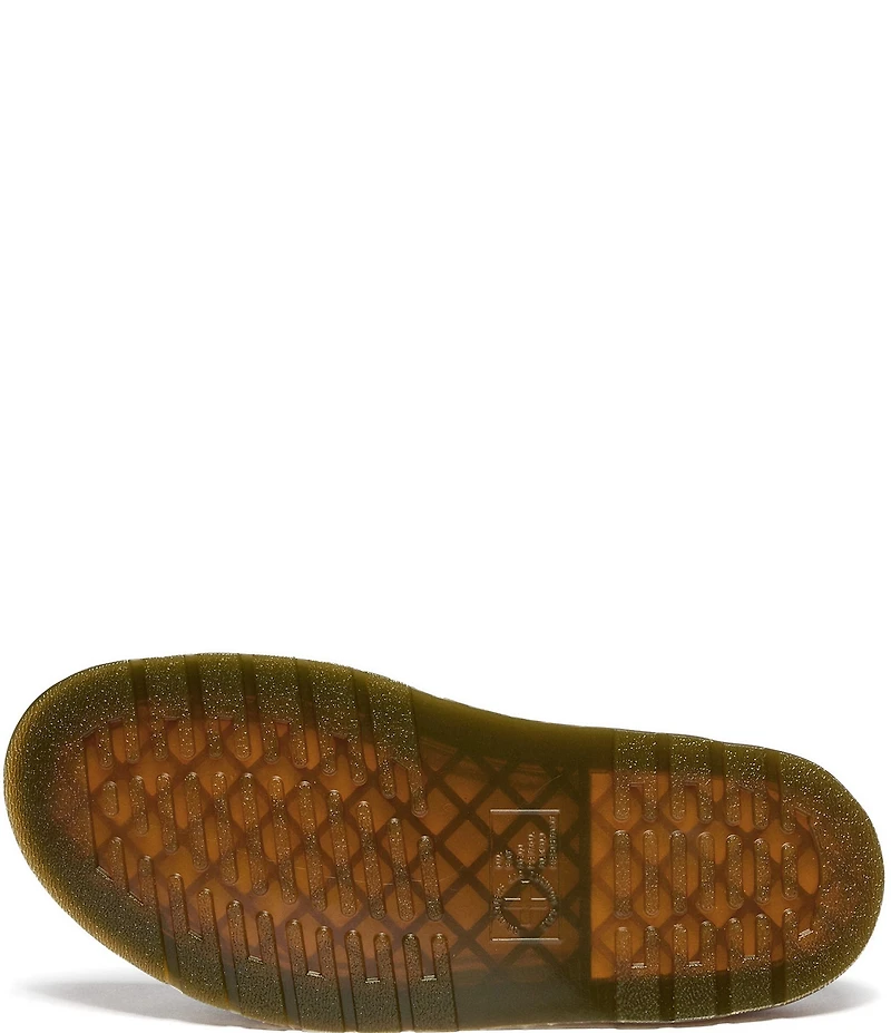 Dr. Martens Women's Josef Grizzly Leather Slide Sandals